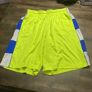 Nike Hyper Green - Blue Dri-fit basketball shirt